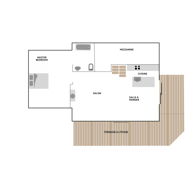 CHALET GRANIT 1er ÉTAGE