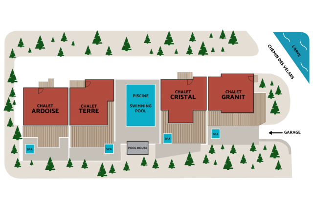 plan implantation Les Rives 