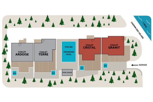 PLAN IMPLANTATION CHALET QUARTZ